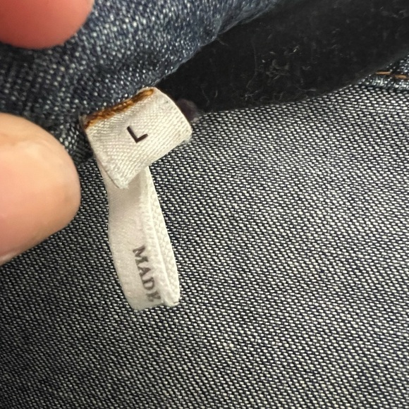 Sandro Denim Button-Up Shirt size L (G132) - Picture 3 of 7